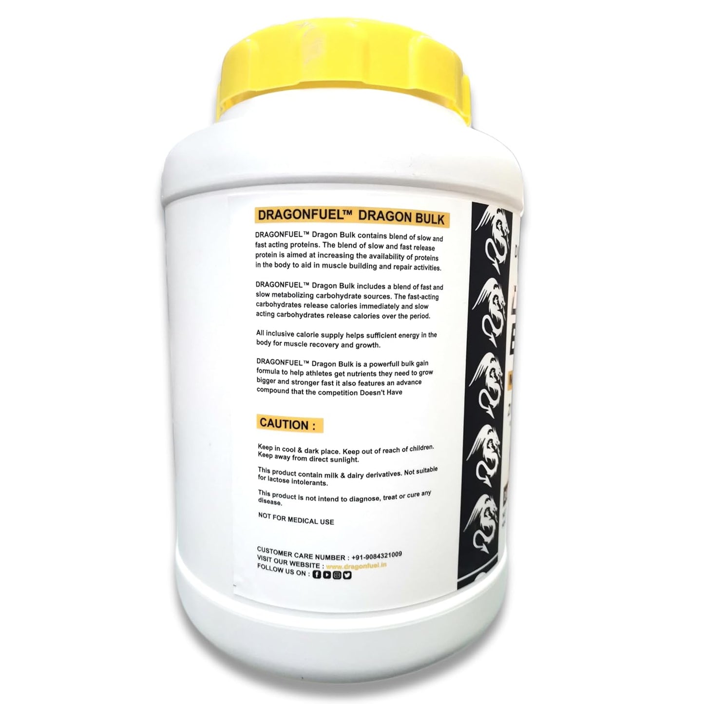 DRAGONFUEL DRAGON BULK 2.7KG (6LBS) KESAR KULFI FLAVOUR